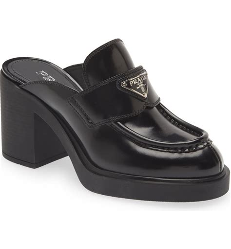 Prada loafer mules